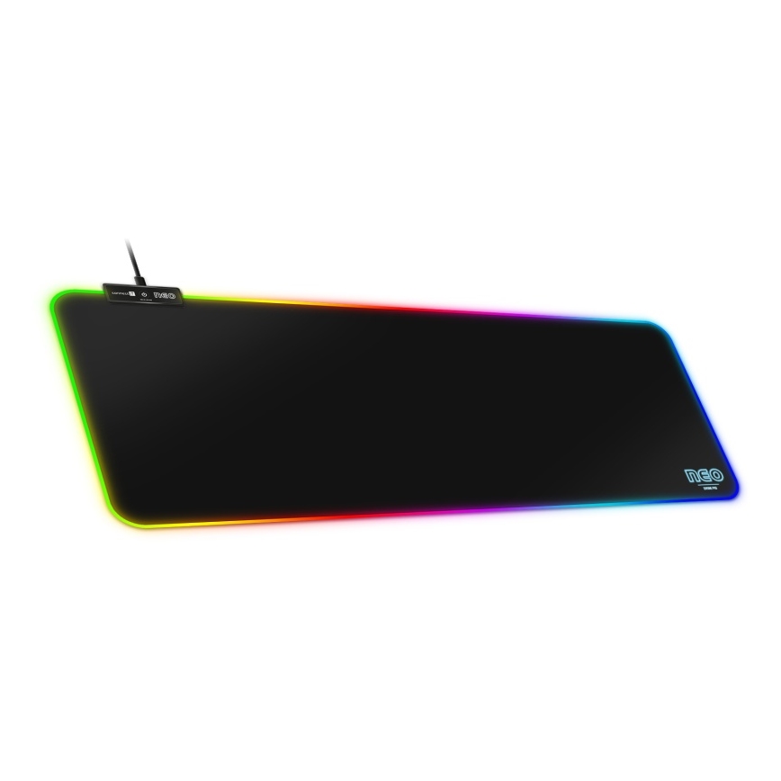 CONNECT IT CMP-3100-LG - LED RGB Herná podložka pod klávesnicu a myš 80x30 cm čierna