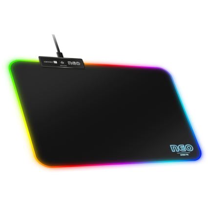 CONNECT IT CMP-3100-SM - LED RGB Herná podložka pod myš 32x24,5 cm čierna