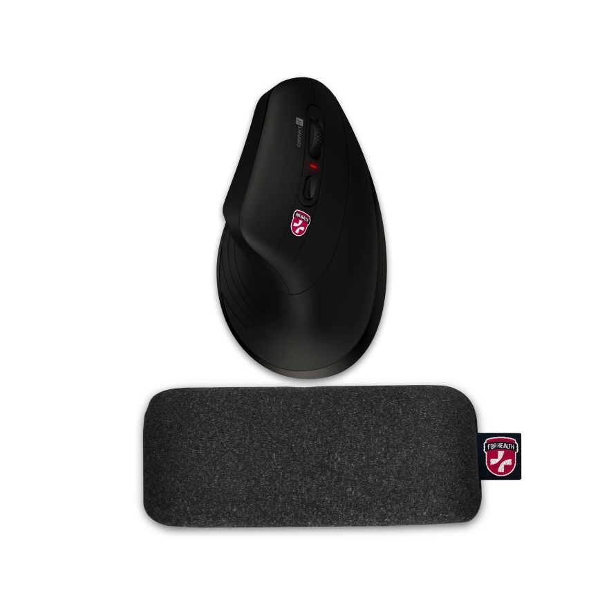 CONNECT IT CMP-4010-BK - Zápästná opierka s gulôčkovou výplňou