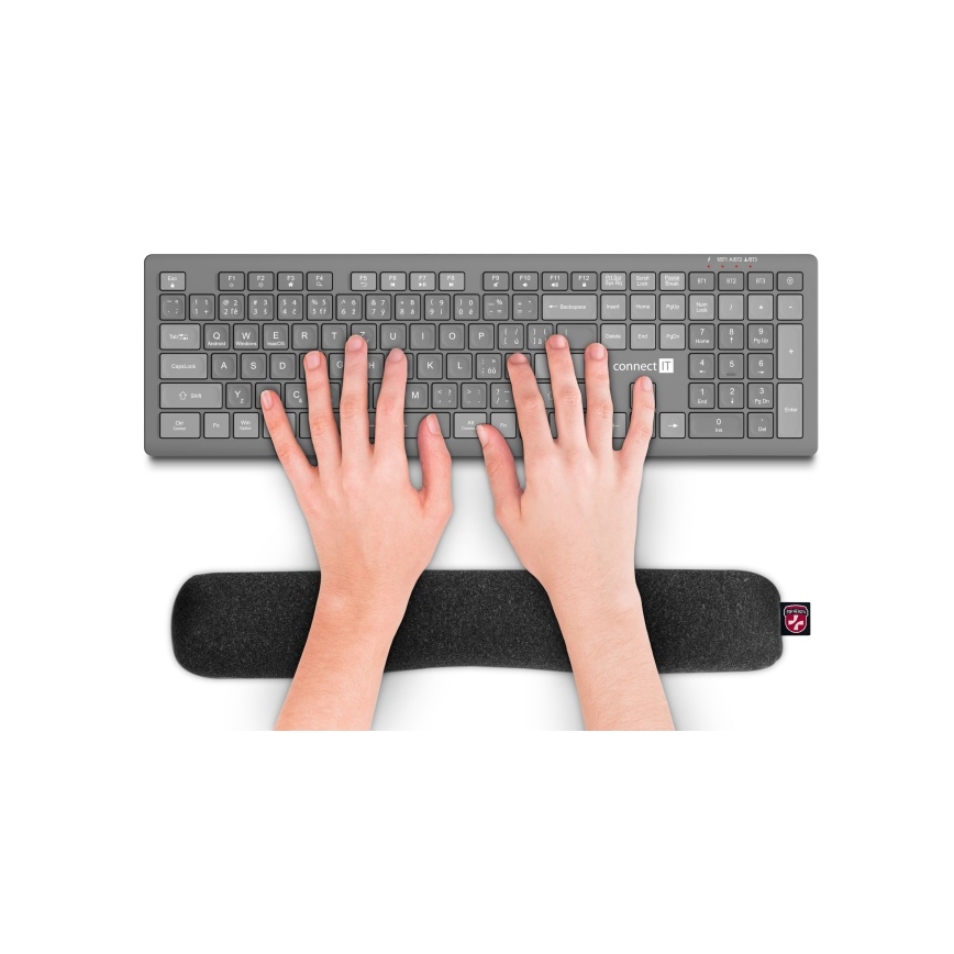 CONNECT IT CMP-4020-BK - Zápästná opierka s gulôčkovou výplňou