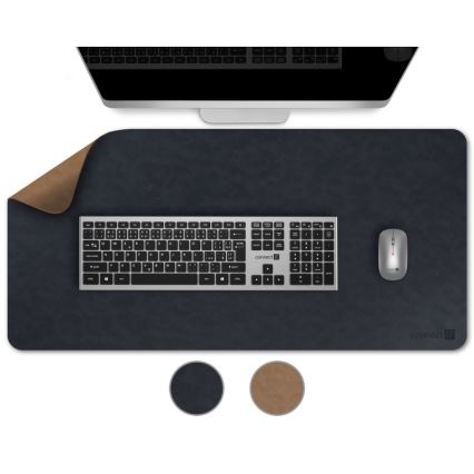 CONNECT IT CMP-4040-LG - Obojstranná podložka pod klávesnicu a myš 90x40 cm modrá/hnedá