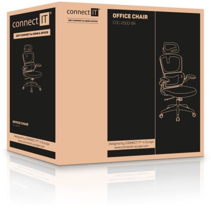 CONNECT IT COC-2500-BK - Kancelárska stolička ForHealth DeltaPro čierna