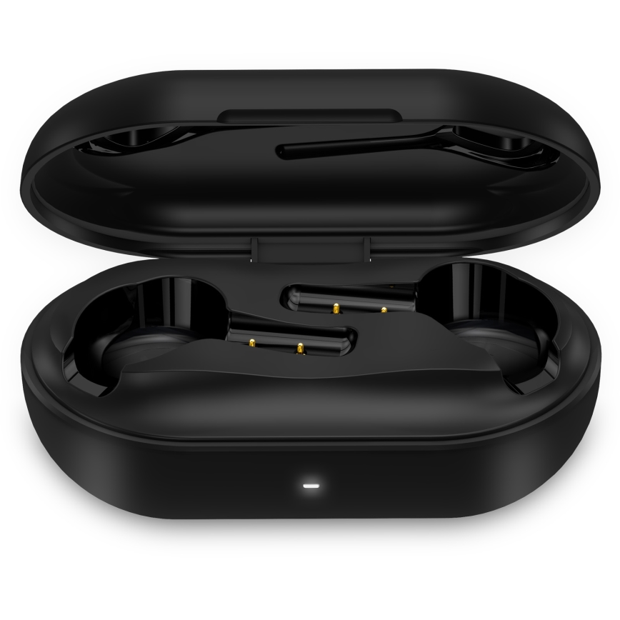CONNECT IT HEP-5300-BK - Bezdrôtové slúchadlá s mikrofónom 300 mAh + 2x 35 mAh čierna