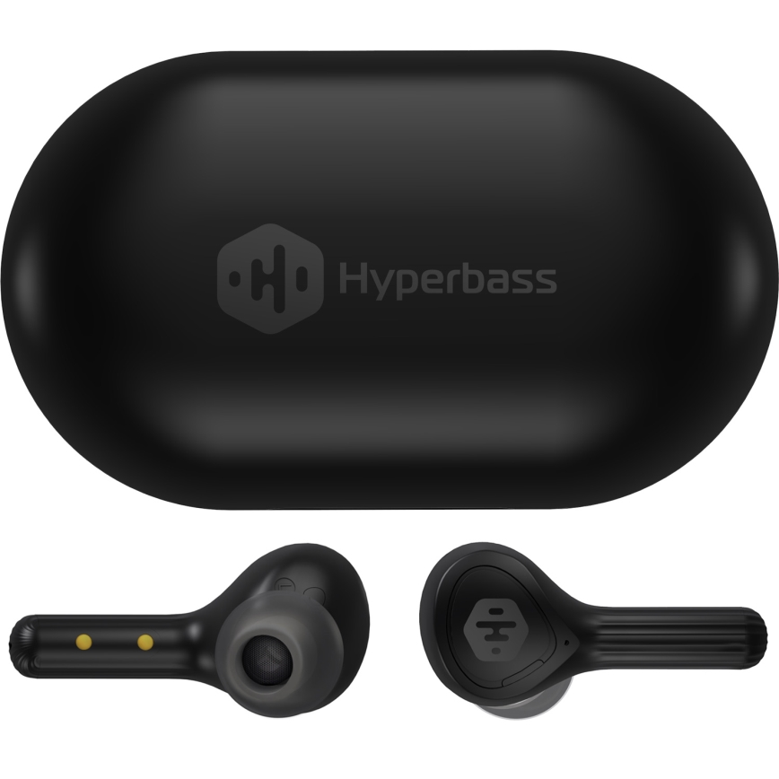 CONNECT IT HEP-5300-BK - Bezdrôtové slúchadlá s mikrofónom 300 mAh + 2x 35 mAh čierna