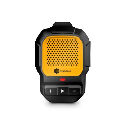 CONNECT IT HSP-1010-BK - Bezdrôtový reproduktor s mikrofónom ClipBEAT 2W/5V 560 mAh IPX7 čierna/žltá