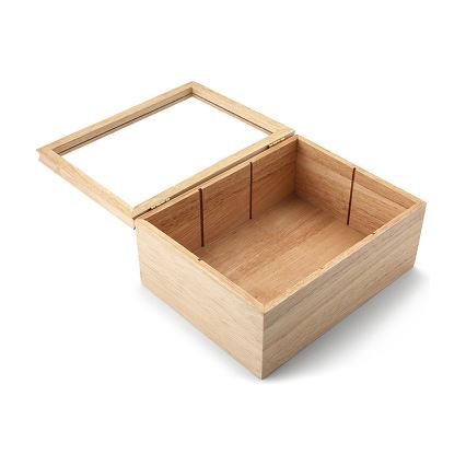 Continenta C3290 - Box na čajové vrecúška 23x17,5 cm gumovník