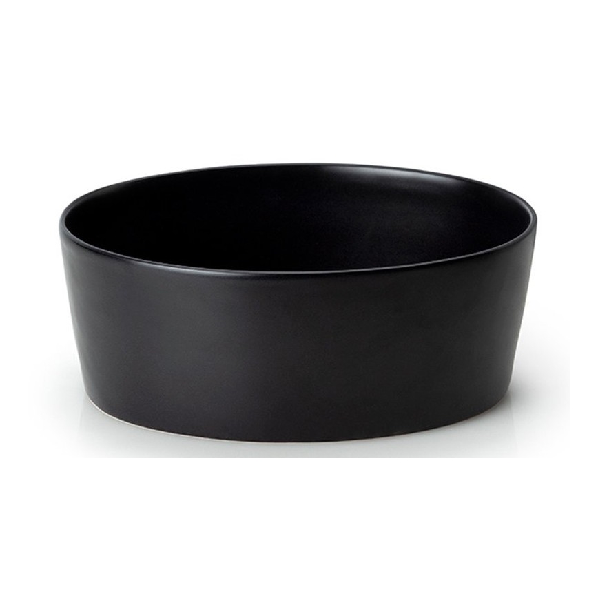 Continenta C3730 - Chlebník s vekom 30x23 cm čierna/gumovníkové drevo