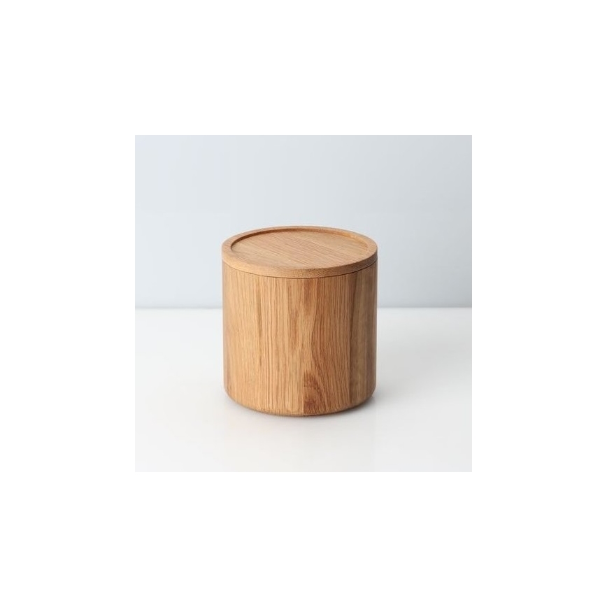 Continenta C4173 - Drevená dóza 13x13 cm dub