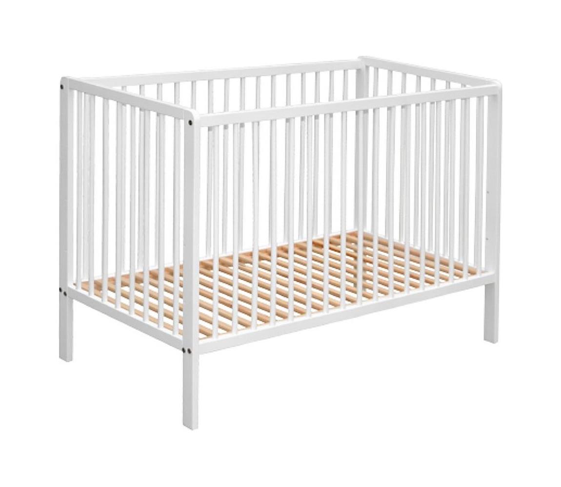 COSING - Detská postieľka 120x60 cm buk/biela C-0117
