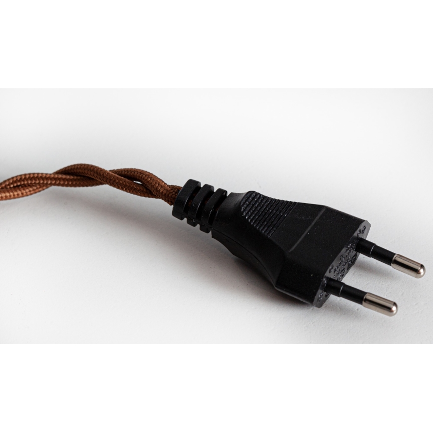 Cottex - Závesné svietidlo na lanku do zásuvky NORA 1xE14/5W/230V zelené