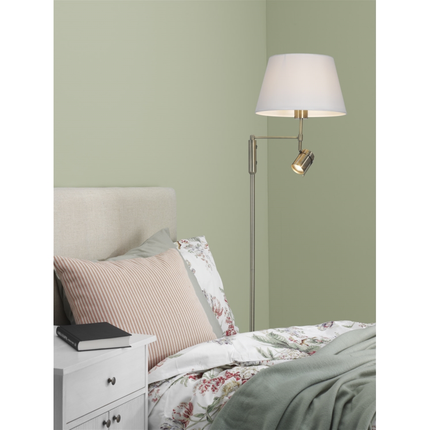 Cottex - Stojacia lampa LIBRA 1xE27/60W/230V + GU10/40W