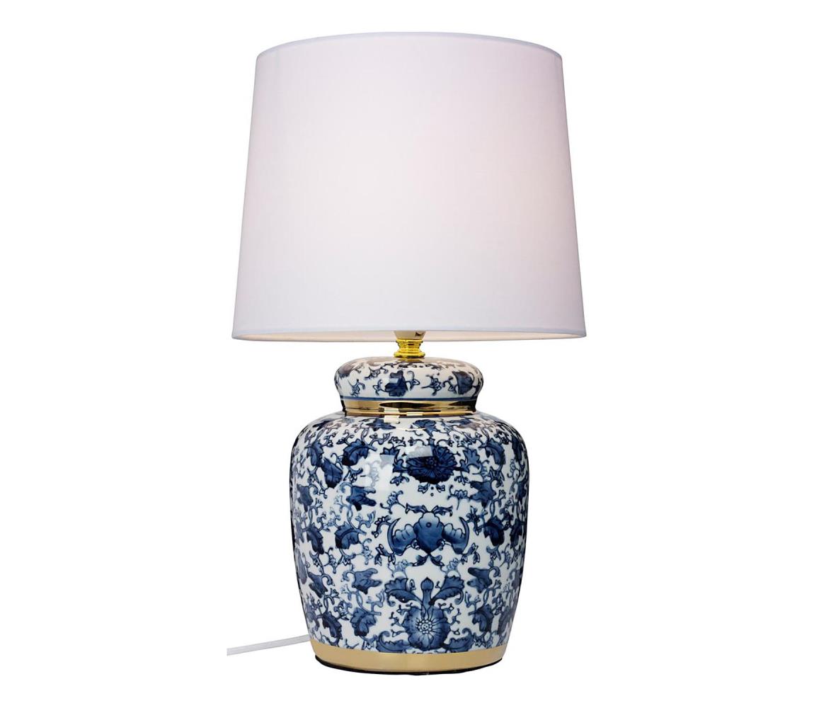 Cottex B2175BL - Stolná lampa KLASSISK 1xE14/40W/230V modrá B2175BL
