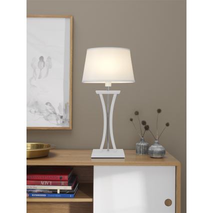 Cottex - Stolová lampa NEW CHELSEA 1xE14/40W/230V biela