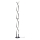 Cottex - LED stojaca lampa VINDLA LED/22W/230V čierna