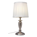 Cottex - Stolová lampa INEB 1xE14/40W/230V strieborná