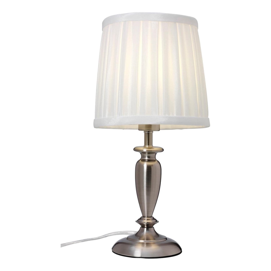 Cottex - Stolová lampa INEB 1xE14/40W/230V strieborná