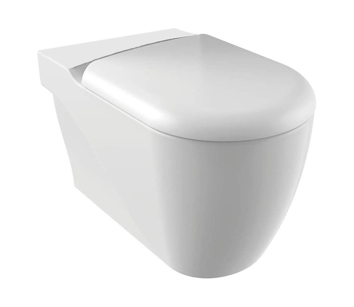 Creavit - kombi WC GRANDE XL, spodný/zadný odpad, keramika/biela GR360.11CB00E.0000