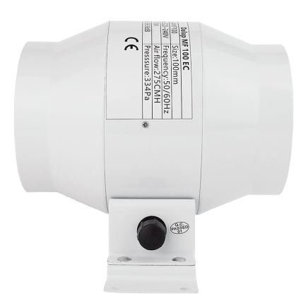 Dalap 24MF100 - Potrubný ventilátor s úsporným motorom a regulátorom otáčok MF 100 EC 18W/230V