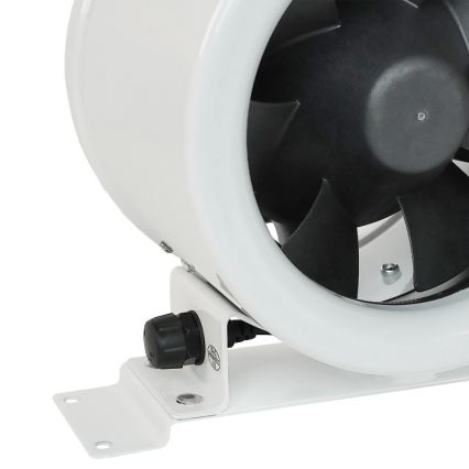 Dalap 24MF125 - Potrubný ventilátor s úsporným motorom a regulátorom otáčok MF 125 EC 20W/230V