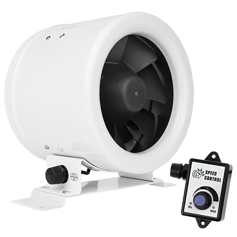 Dalap 24MF125 - Potrubný ventilátor s úsporným motorom a regulátorom otáčok MF 125 EC 20W/230V