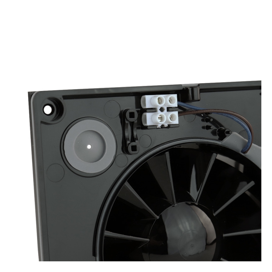 Dalap 41096 - Axiálny ventilátor 125 DARK 10W/230V
