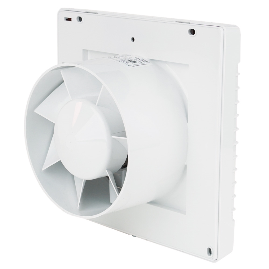 Dalap 41105 - Axiálny ventilátor s automatickou žalúziou a časovačom 100 LVZ 12 18W/12V