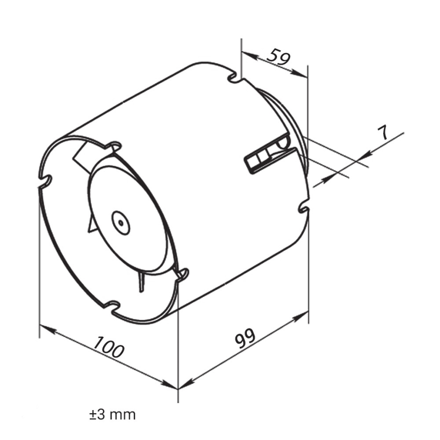 Dalap 41401 - Axiálny potrubový ventilátor 100 SD 16W/230V