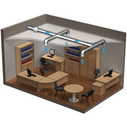 Dalap 8199 - Axiálny ventilátor AP PROFI 100 25W/230V