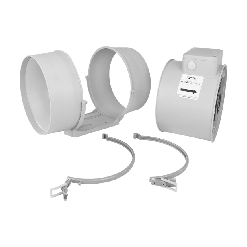 Dalap 8216 - Axiálny ventilátor AP PROFI 200 108W/230V