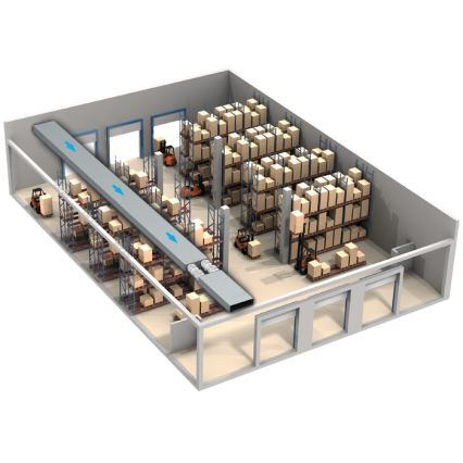 Dalap 8216 - Axiálny ventilátor AP PROFI 200 108W/230V