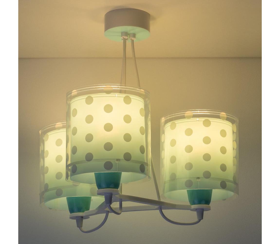 Dalber Dalber 41007H - Detský luster DOTS 3xE27/60W/230V