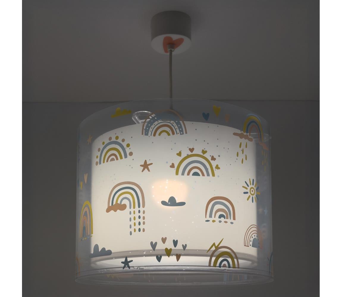 Dalber 41192 - Detský luster RAINBOW 1xE27/15W/230V pestrofarebný 41192M