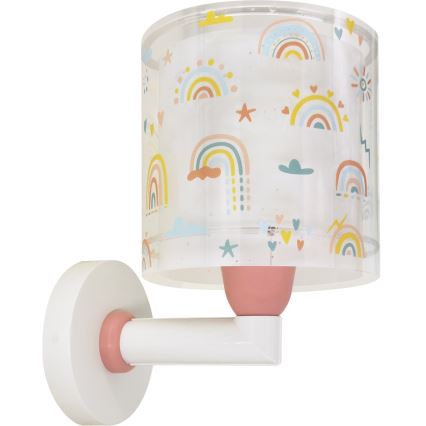 Dalber 41199 - Detská nástenná lampa RAINBOW 1xE27/15W/230V pestrofarebná