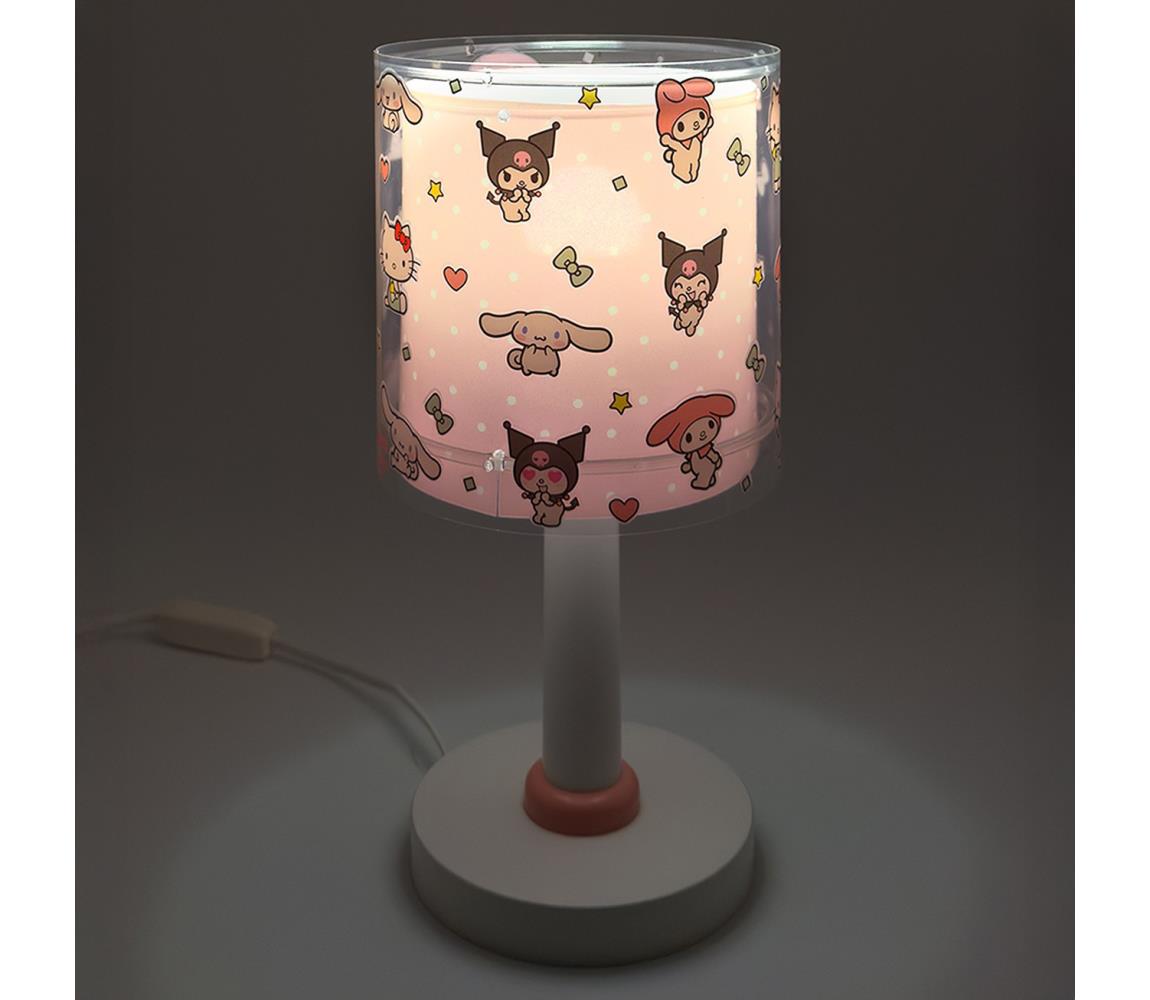 Dalber 41251 - LED detská lampička HELLO KITTY&FRIENDS 1xG4/4W/230V ružová 41251