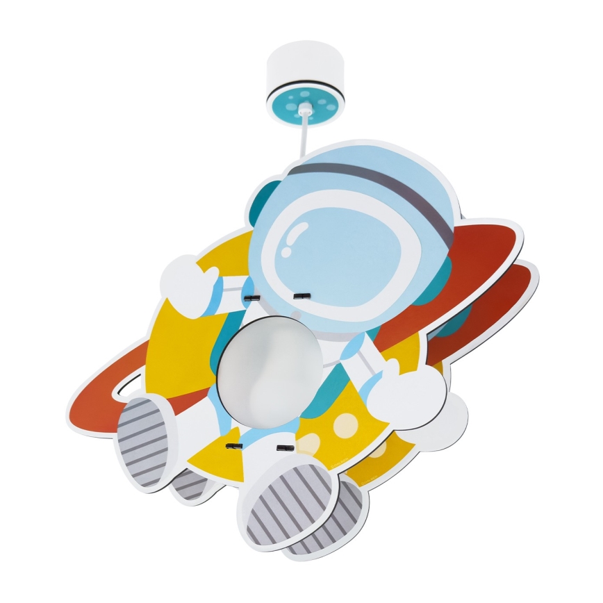 Dalber 41347 - Detský luster ASTRONAUT 1xE27/15W/230V