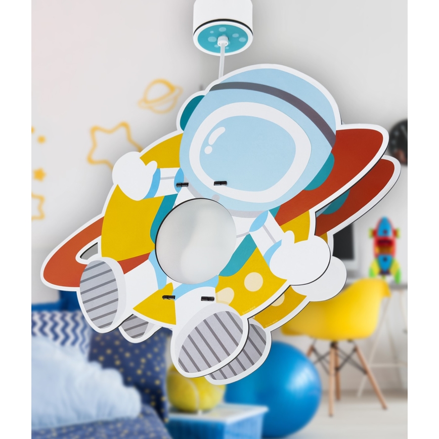 Dalber 41347 - Detský luster ASTRONAUT 1xE27/15W/230V