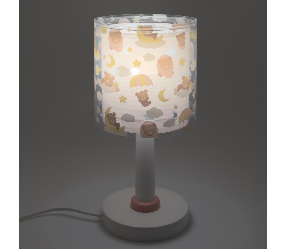 Dalber 41571S - LED detská lampička BABY TEDDY 1xG4/4W/230V ružová 41571S