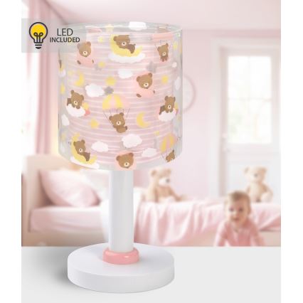 Dalber 41571S - LED detská lampička BABY TEDDY 1xG4/4W/230V ružová