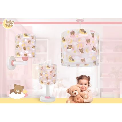 Dalber 41571S - LED detská lampička BABY TEDDY 1xG4/4W/230V ružová
