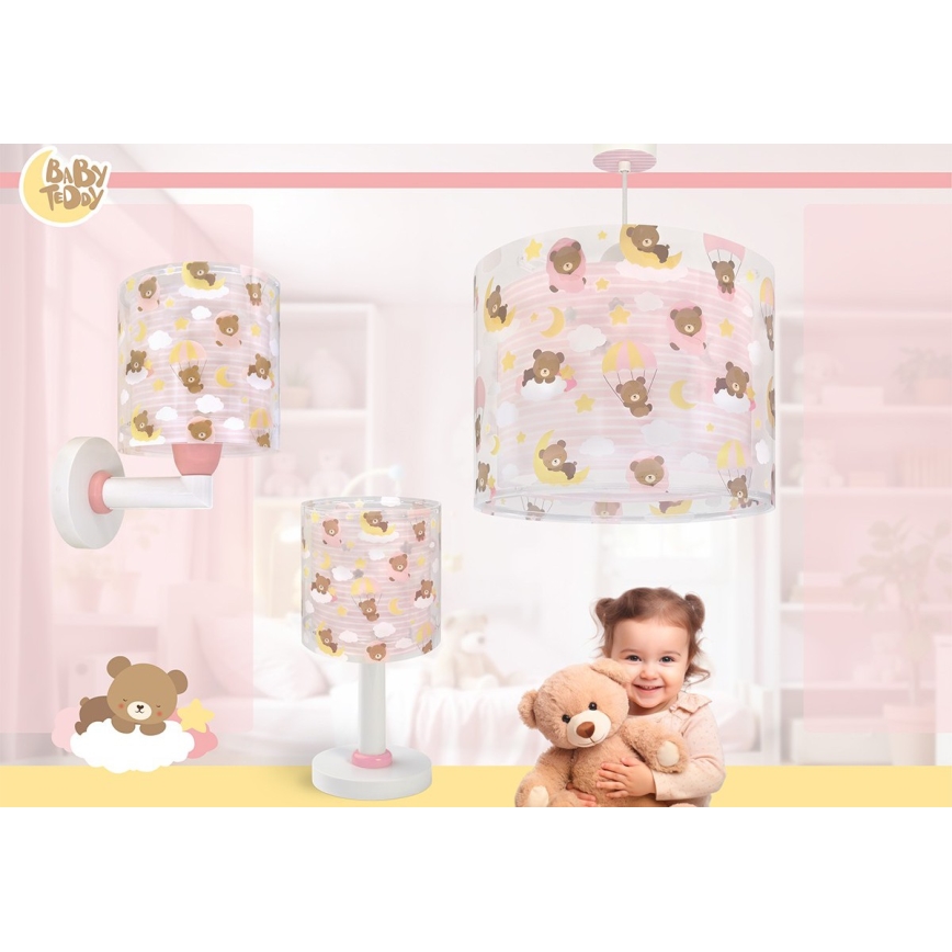 Dalber 41571S - LED detská lampička BABY TEDDY 1xG4/4W/230V ružová