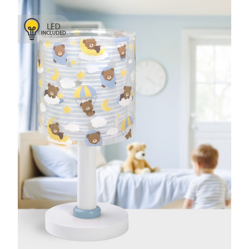 Dalber 41571T - LED detská lampička BABY TEDDY 1xG4/4W/230V modrá