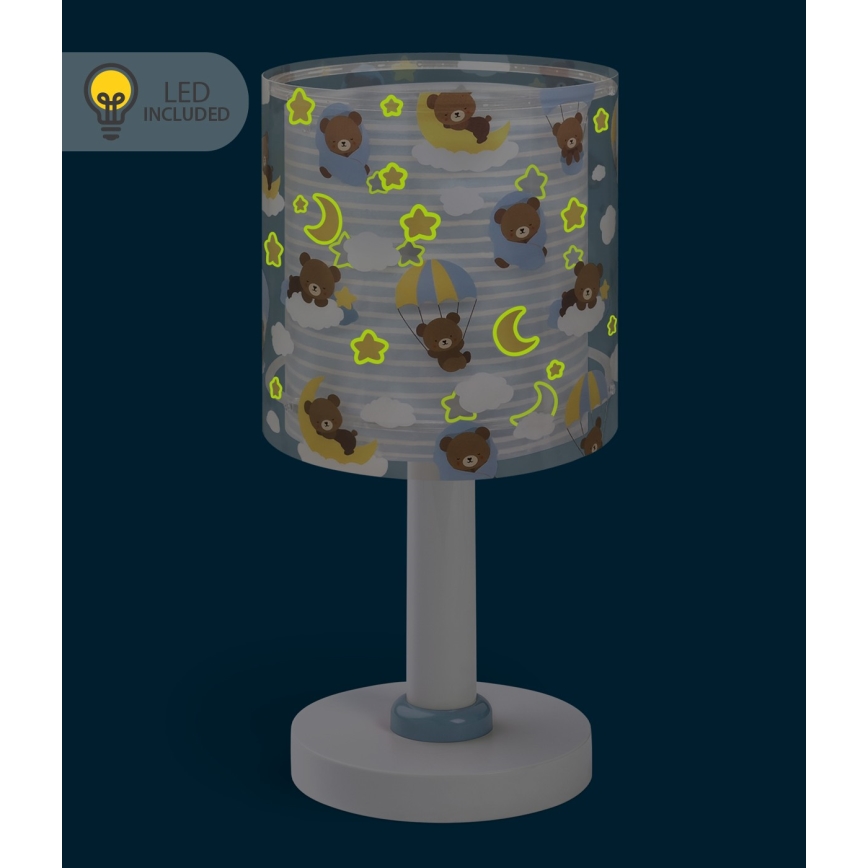 Dalber 41571T - LED detská lampička BABY TEDDY 1xG4/4W/230V modrá