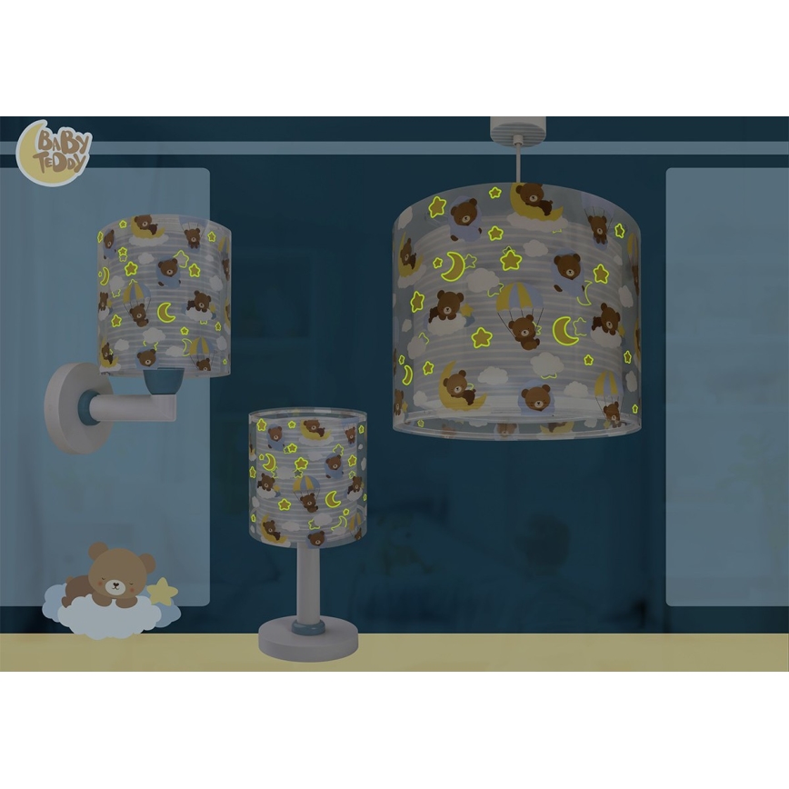 Dalber 41571T - LED detská lampička BABY TEDDY 1xG4/4W/230V modrá