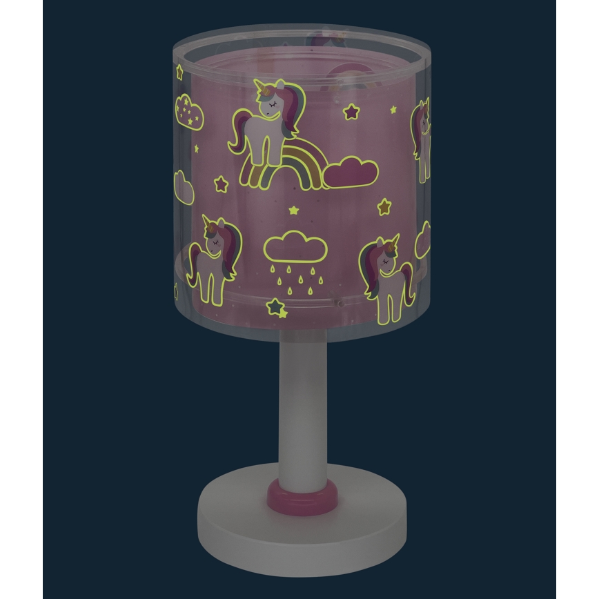 Dalber 41591N - LED detská lampička UNICORNS 1xG4/4W/230V ružová