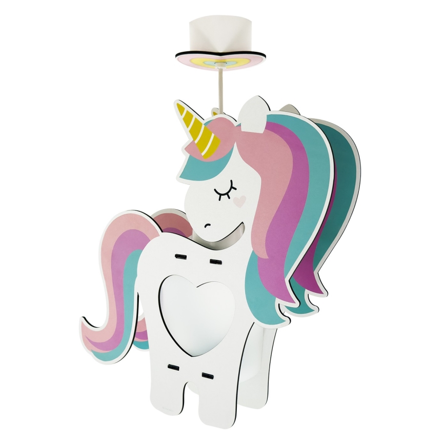 Dalber 41597 - Detský luster UNICORN 1xE27/15W/230V