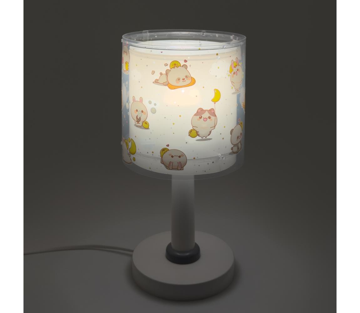 Dalber 41761E - LED detská lampička KAWAII FRIENDS 1xG4/4W/230V sivá 41761E