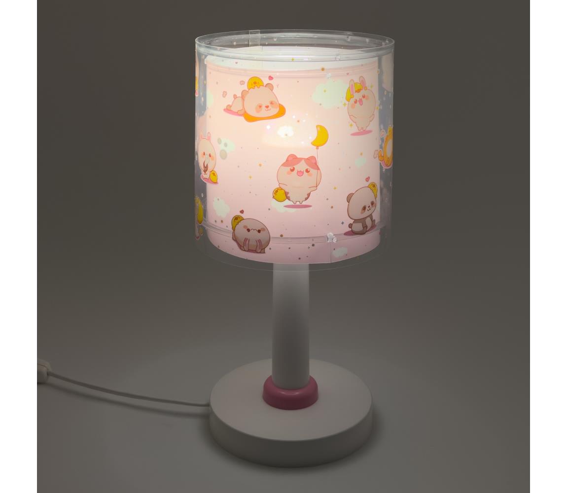 Dalber 41761S - LED detská lampička KAWAII FRIENDS 1xG4/4W/230V ružová 41761S