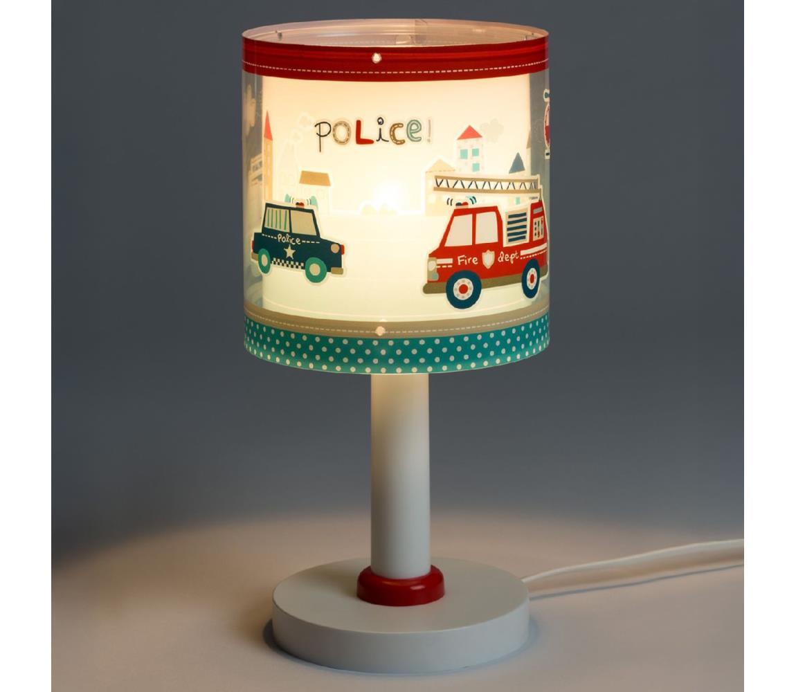 Dalber 60611N - LED detská lampička POLICE 1xG4/4W/230V pestrofarebná 60611N