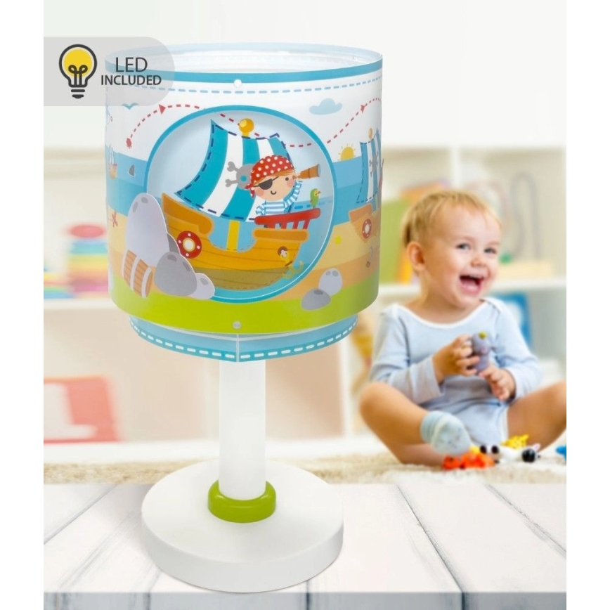Dalber 60651N - LED detská lampička PIRATE ISLAND 1xG4/4W/230V pestrofarebná