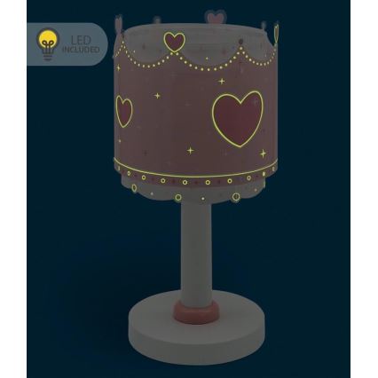 Dalber 61101N - LED detská lampička LITTLE QUEEN 1xG4/4W/230V ružová